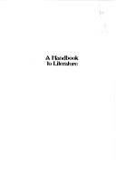 A Handbook to Literature