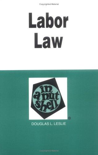 Labor Law in a Nutshell