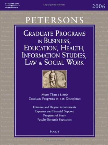 Peterson's Graduate Programs in the Humanities, Arts& Social Sciences