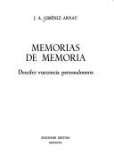 Memorias de memoria