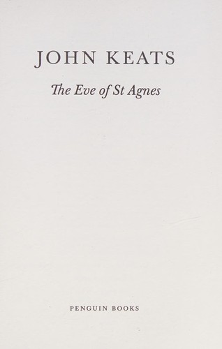 The Eve of St Agnes
