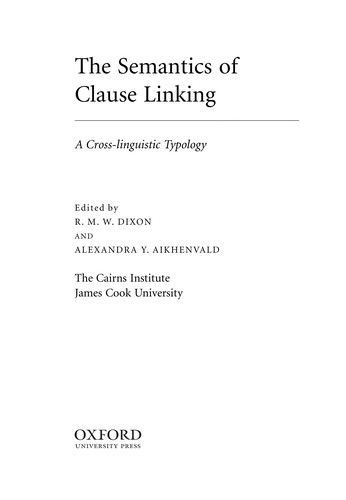 The Semantics of Clause Linking