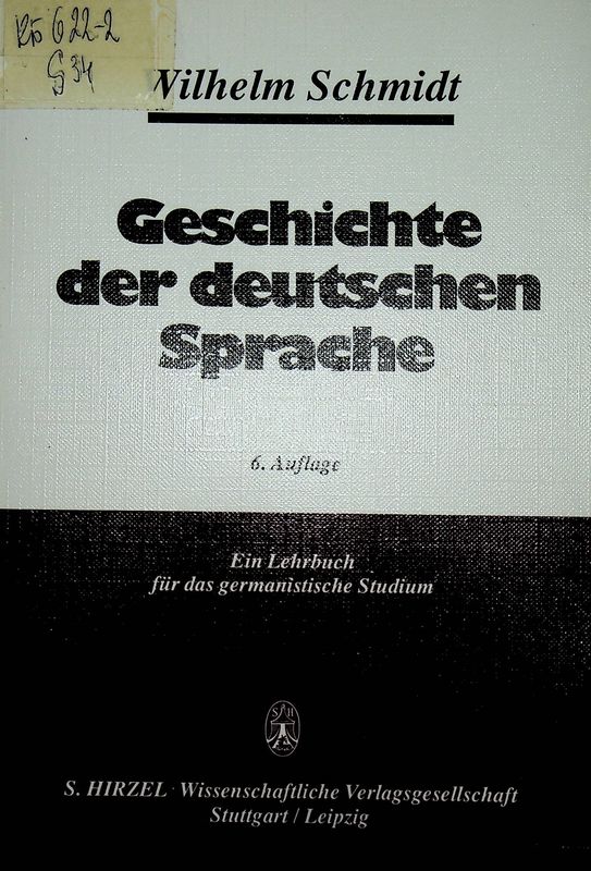 Geschichte der deutschen Sprache