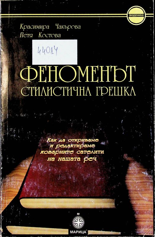 Феноменът стилистична грешка