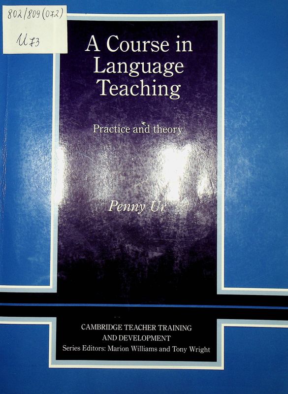 A Course in Language Teaching