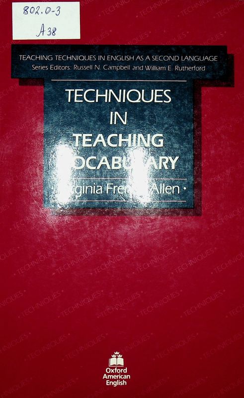 Techniques in Teaching Vocabulary