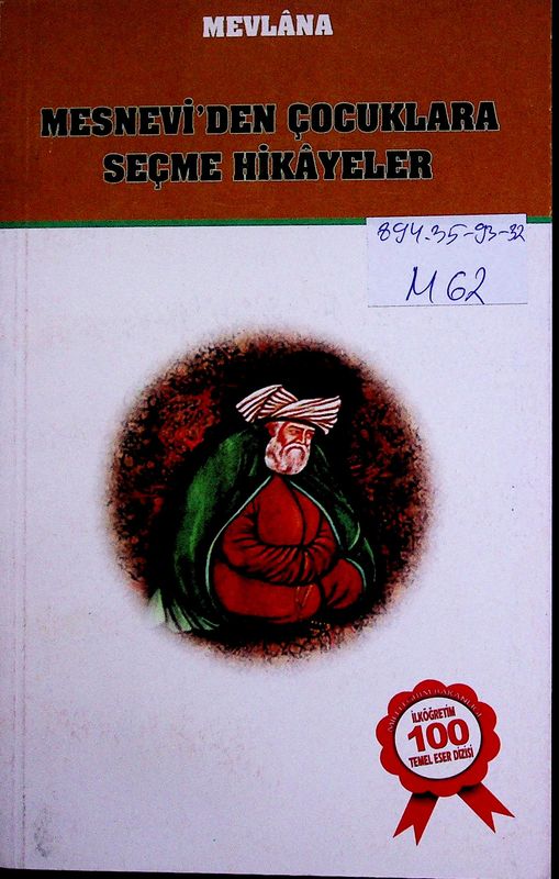 Mesnevi'den Cocuklara Secme Hikayeler