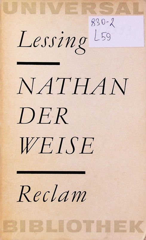 Nathan der Weise