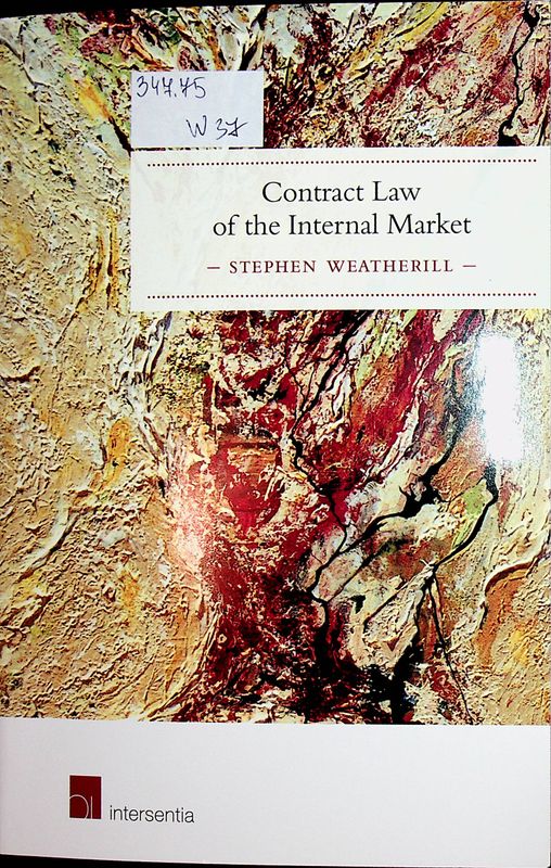 Contract Law of the Internal Market