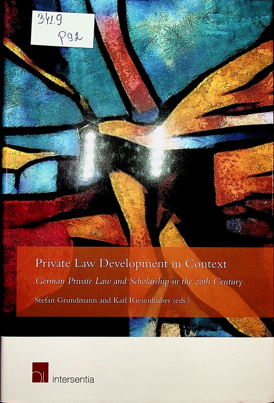 Private Law Development in Context
