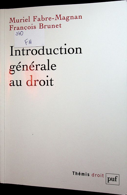 Introduction denerale au droit