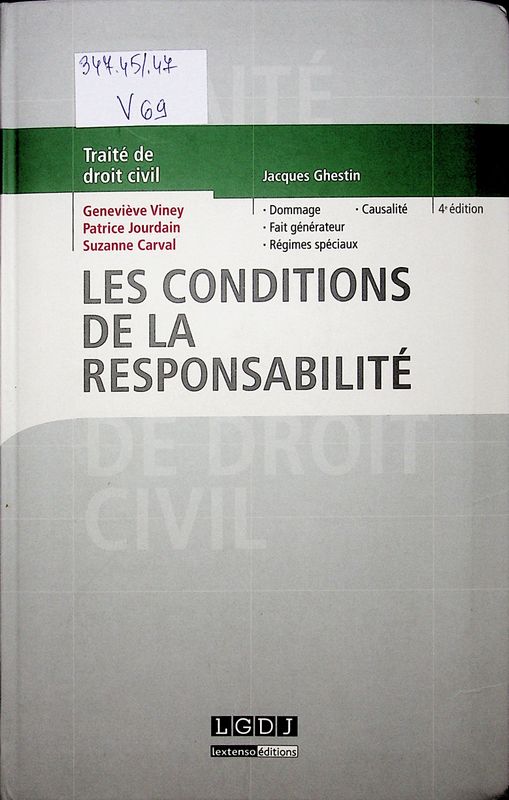 Traite de droit civil