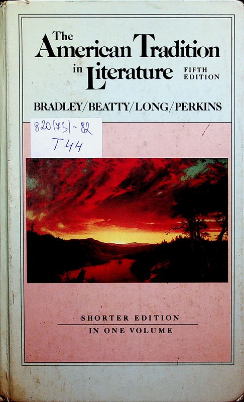 The American Tradition in Literature