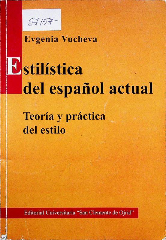Estilistica del esranol actual