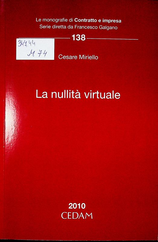 La nullita virtuale