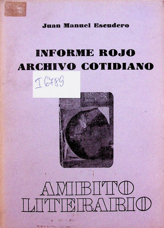 Informe rojo archivo cotidiano
