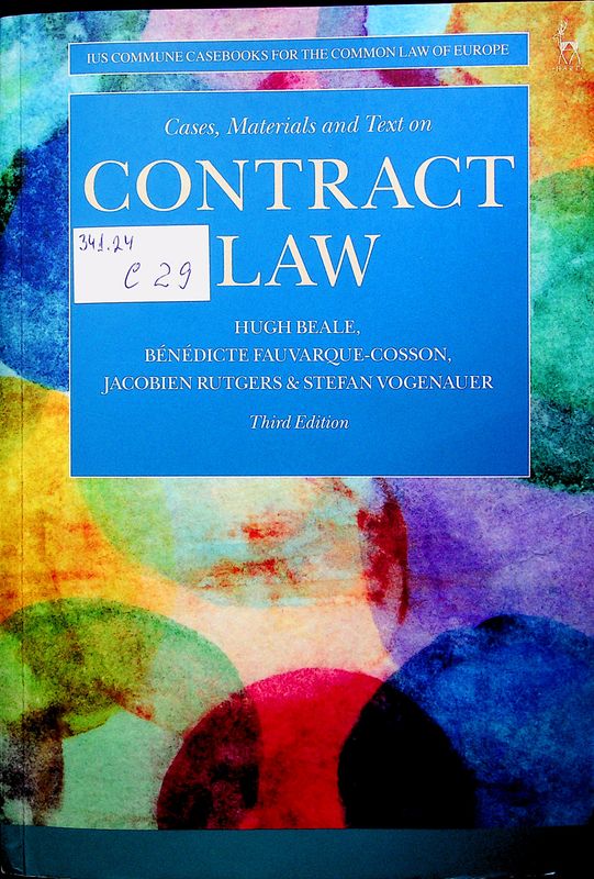 Cases, Materials and Text on Contract  Law