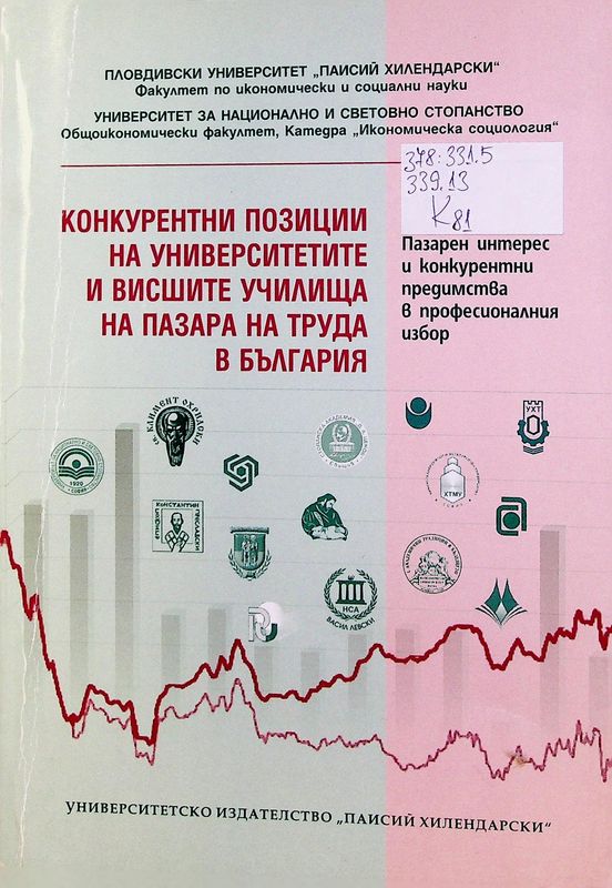 Конкурентни позиции на университетите и висшите училища на пазара на труда в България