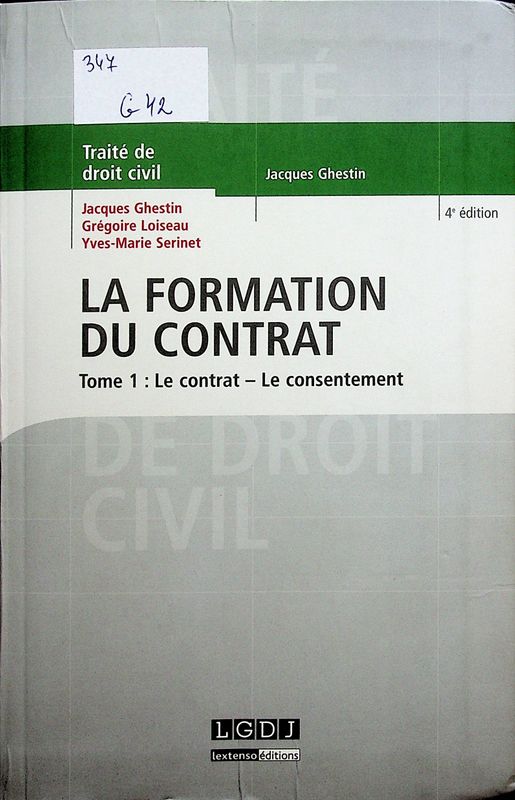 Traite de Droit Givil