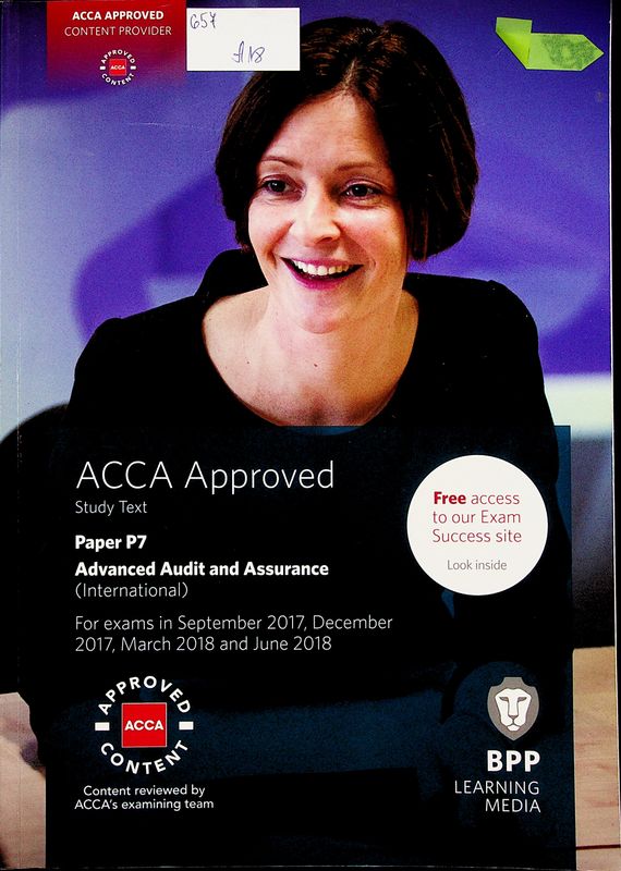 ACCA Approved Study Text - Paper P7