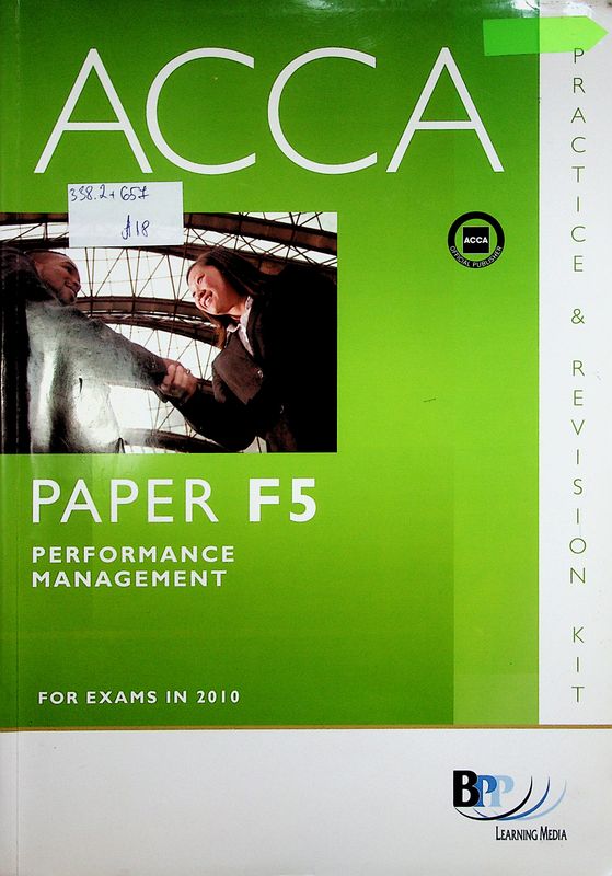 ACCA - Paper F5