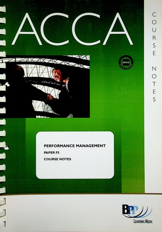ACCA - Paper F5