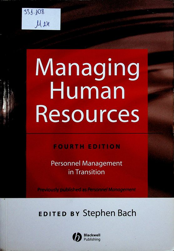 Managing Human Resources
