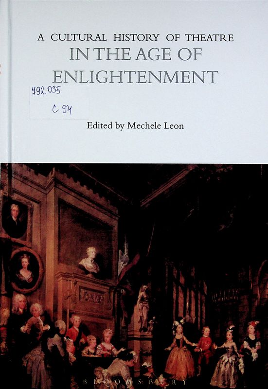 A Cultural History of Theatre