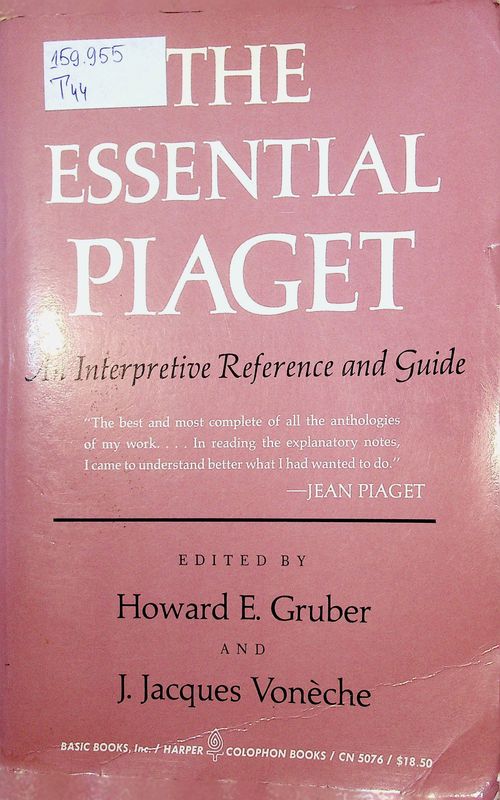 The essential Piaget