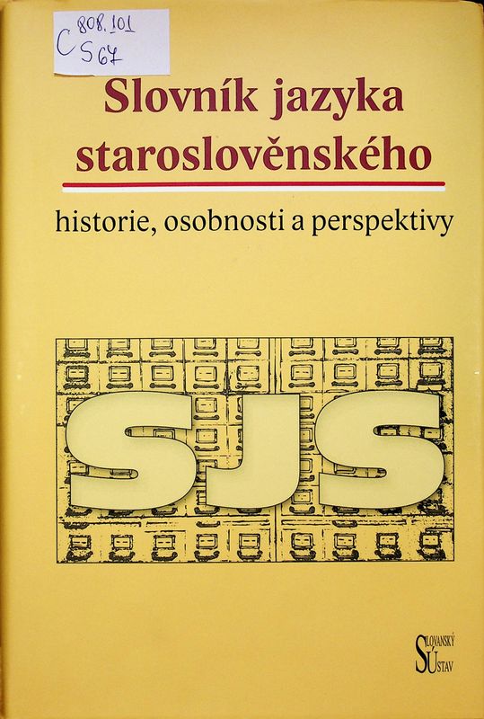 Slovnik jazyka staroslovenskeho