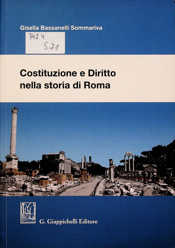 Costituzione e Diritto nella storia di Roma
