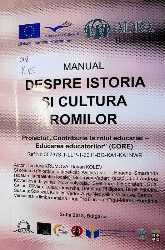 Manual de istoria si cultura romilor