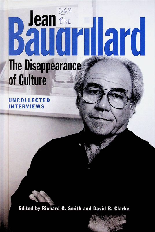 The Disappearance of Culture