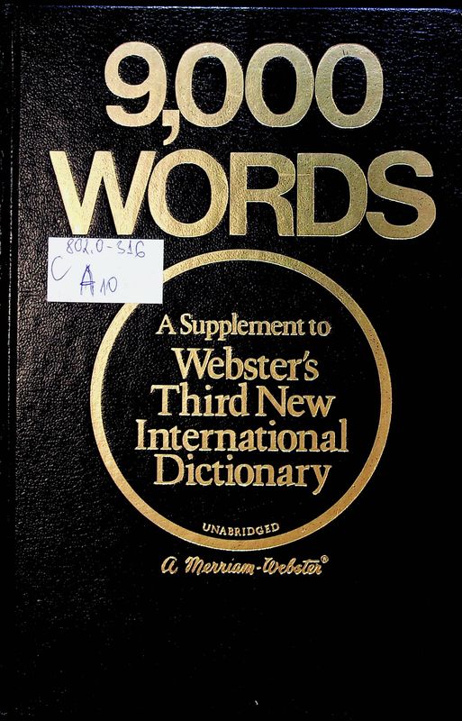 New International Dictionary