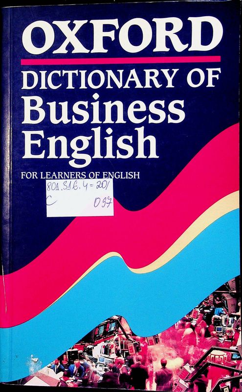 Oxford Dictionary of Business English