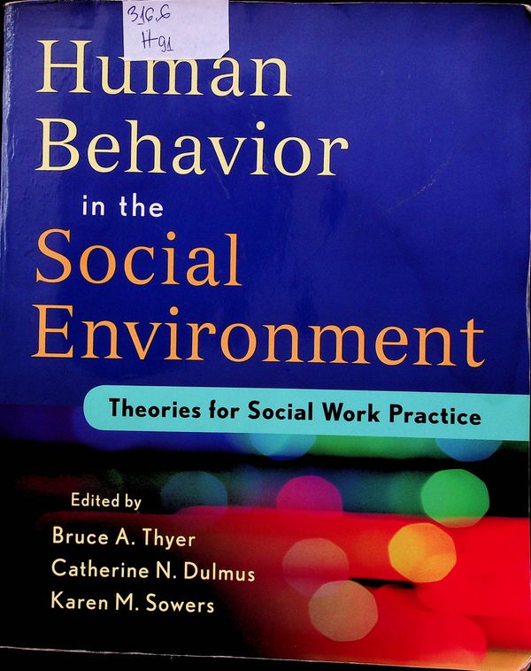 Human Behavior in the Social Environment