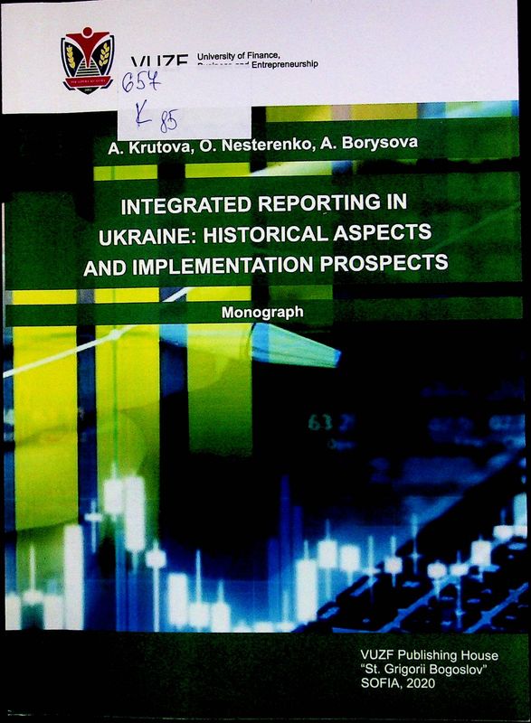 Integrated reporting in Ukraine: historical aspects and Implementation prospects