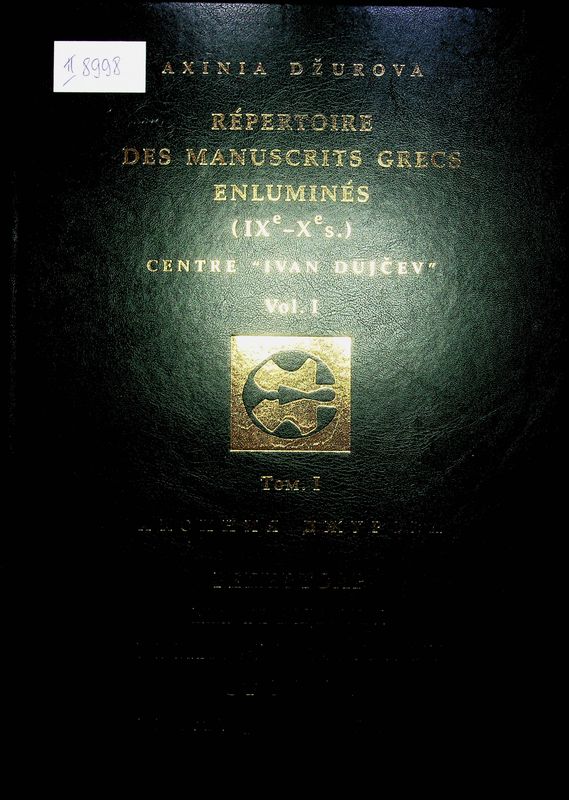 Repertoire des manuscrits grecs enlumines (IX-X s.)