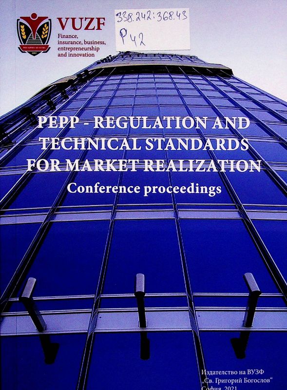 PEPP - Regulation and Technical Standards for Market Realization
