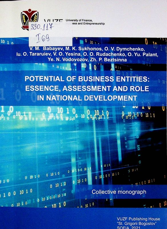 Potential of business entities: essence, assessment and role in national development