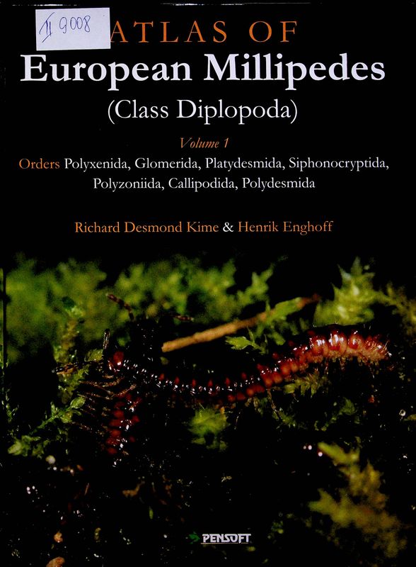 Atlas of European Millipedes (Class Diplopoda)