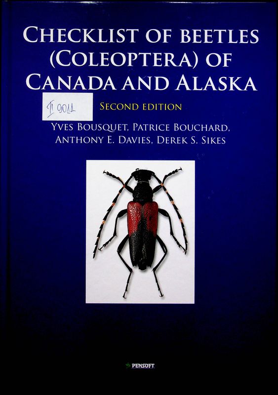Checklist of Beetles (Coleoptera) of Canada and Alaska