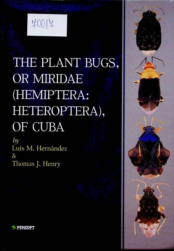 The Plant Bugs, or Miridae (Hemiptera: Heteroptera), of Cuba