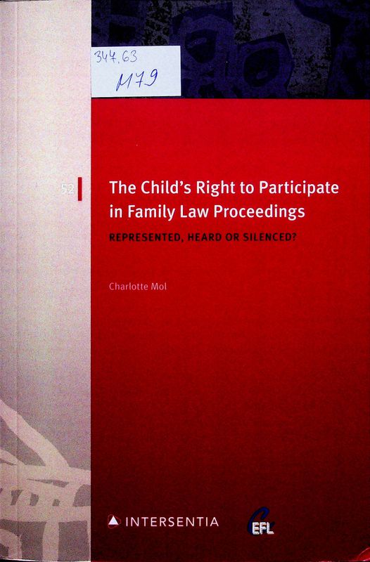 The Child's Right to Participate in Family Law Proceedings