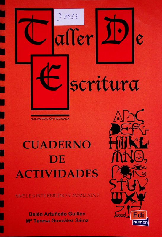 Taller de Escritura. Cuaderno de Actividades