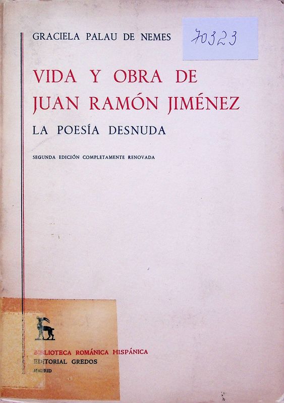 Vida y obra de Juan Ramon Jimenez
