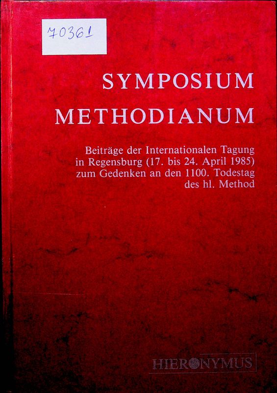 Symposium Methodianum