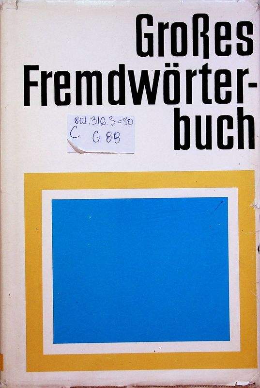 Grosses Fremdworterbuch