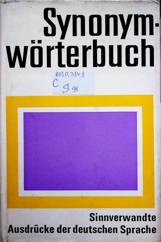 Synonimworterbuch