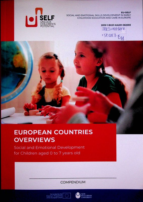European Countries Overviews: Social and Emotional Development for Children aged 0 to 7 years old